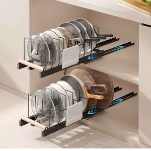Pull Out Pots and Pans Organizer Under